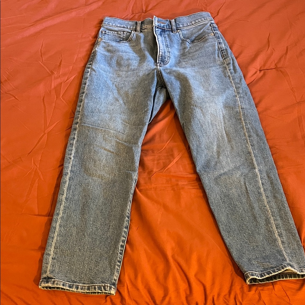 Express High Rise Light Blue Jeans